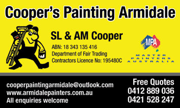 Cooper Painting Armidale