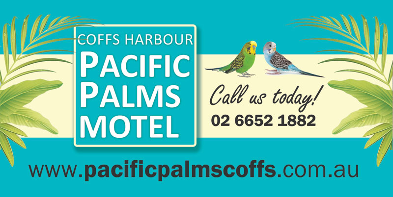 Coffs Harbour POacific Palms Motel - A5 Booking Sheet